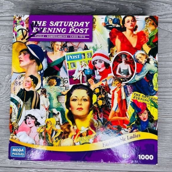 The Saturday Evening Post Fashionable ladies 1000 Piece Puzzle